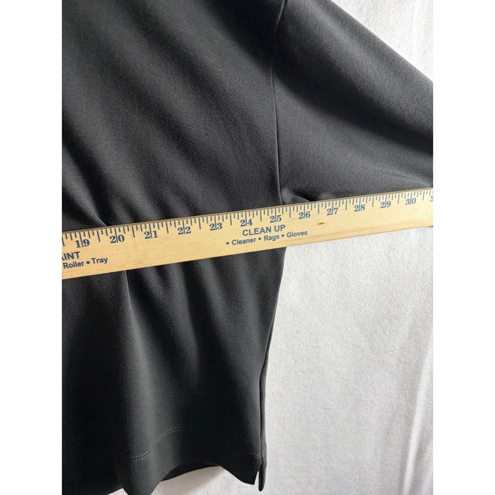 Bryn Walker Womens Small Dark Olive Grey Boxy Boat Neck Top soft elevated basic - Picture 11 of 11
